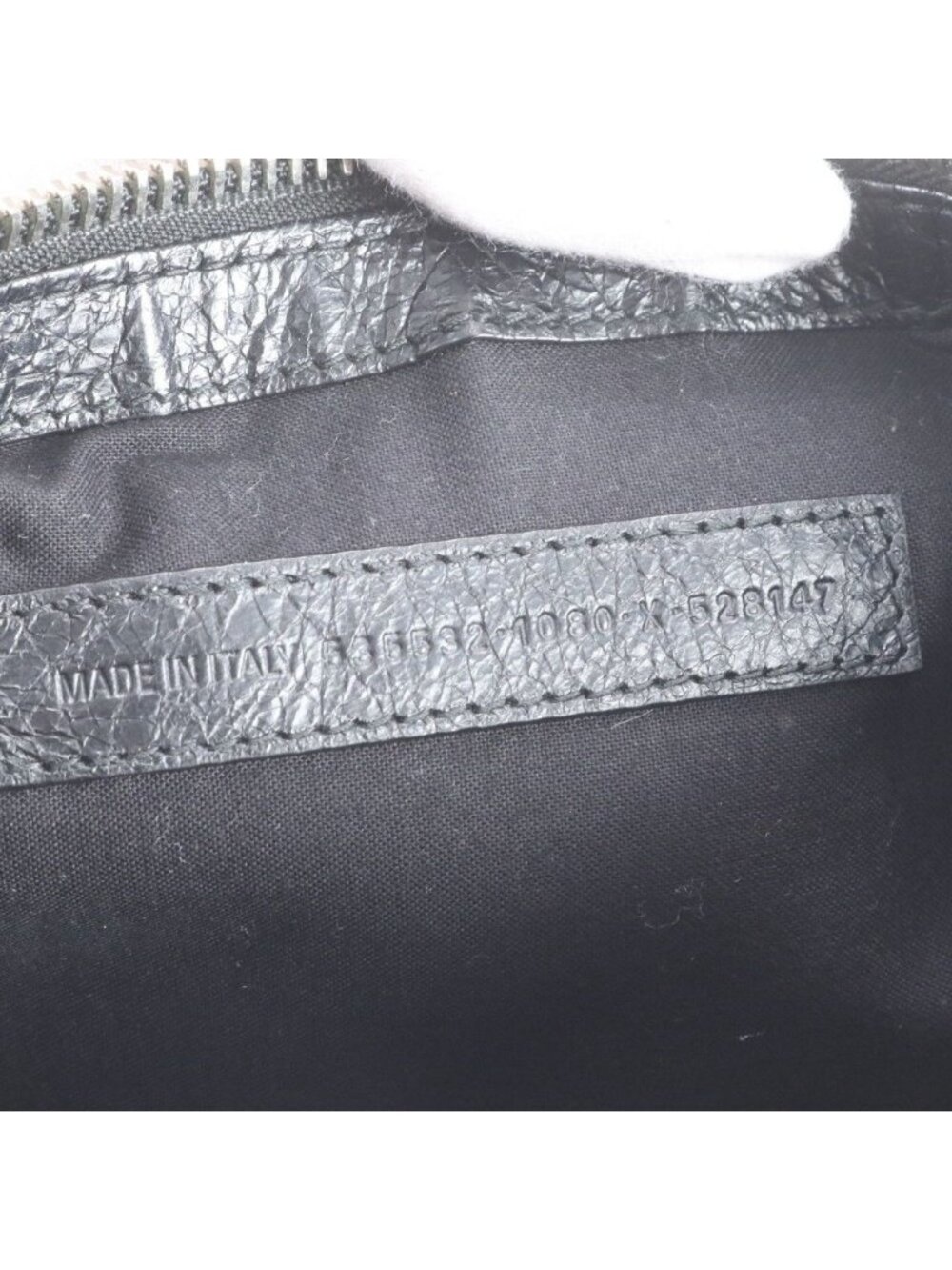 ★SOLD★ Balenciaga Carry Clip Leather Clutch Pouch Commuting Black Rne - Picture 8 of 8